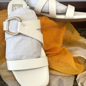 Cream sandals